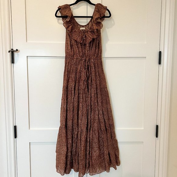 Doen Yarrow Ruffle Floral Dress- Size S - Picture 3 of 8